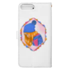 Happy Moon ArtのBeautiful crying  Book-Style Smartphone Case :back