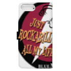 Rockabilly_Mのビリー諸川JUST ROCKABILLY ALL MY LIFE 手帳型スマホケースの裏面