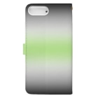 ぽぬぞぬのグラデーション　プライドフラッグ　エイジェンダー Book-Style Smartphone Case :back