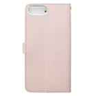 ぽぬぞぬのグラデーション Flower Milk Tea Book-Style Smartphone Case :back