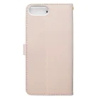 ぽぬぞぬのグラデーション Grain Milk Tea Book-Style Smartphone Case :back