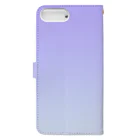 ぽぬぞぬのグラデーション Grape Meringue Book-Style Smartphone Case :back