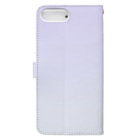 ぽぬぞぬのCheerful Raspberries Book-Style Smartphone Case :back
