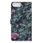 Designed by calm life.のFlow flowers.No.3 Book-Style Smartphone Case :back