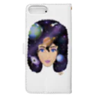 Happy Moon ArtのUniverse girl Book-Style Smartphone Case :back