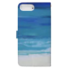 チョビのBlue sea Book-Style Smartphone Case :back