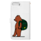 ＋Whimsyのcamp bear Book-Style Smartphone Case :back