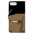 株式会社スガノワークスのBlack Man Book-Style Smartphone Case :back