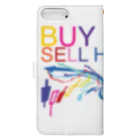 AURA_HYSTERICAのBuy high, sell higher Book-Style Smartphone Case :back