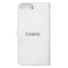 久樂 陸（と時々PE-）のショップのLogeq LOGO Book-Style Smartphone Case :back