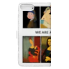 muchimuchi-coのWE ARE ART GIRLS Book-Style Smartphone Case :back