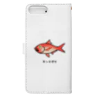 脂身通信Ｚの【魚シリーズ】キンメダイ♪2106 Book-Style Smartphone Case :back