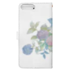 Joy. Ree Illustration SUZURI Shop のHydrangea (紫陽花の季節） Book-Style Smartphone Case :back