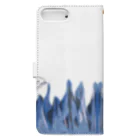 Fishes Can't FlyのBlanquito the koi fish seaweeds Book-Style Smartphone Case :back