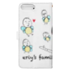 ery’s180のeriy’s family Book-Style Smartphone Case :back