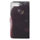 黒猫sceneryの黒猫のミニクロくん Book-Style Smartphone Case :back