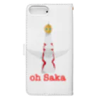 yuma8975のoh saka Book-Style Smartphone Case :back