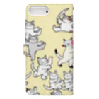 mikepunchの猫に感謝 Book-Style Smartphone Case :back