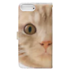 ～癒しの猫暮らし～の甘えんぼ猫ポテト Book-Style Smartphone Case :back