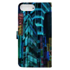 aero_acidのcyberpunk  tokyo Book-Style Smartphone Case :back