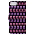 EMMATICのHEART SKULL MULTI Book-Style Smartphone Case :back