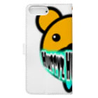 Hurryz HUNGRY BEARのHurryz HUNGRY BEAR マスク 手帳型スマホケースの裏面