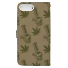 420 MUSIC FACTORYのBong & Cannabis （ボングとカナビス） Book-Style Smartphone Case :back