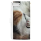 モモさんショップの愛猫モモ Book-Style Smartphone Case :back