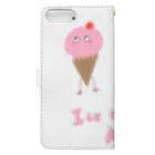 勇者のよろずやのIce cream monster Book-Style Smartphone Case :back