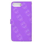 roku4のAoi_chan_purple Book-Style Smartphone Case :back