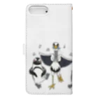 penguininkoのhappiness Dancing  Book-Style Smartphone Case :back