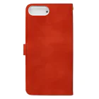 Military Casual LittleJoke のLeatherTex blood Book-Style Smartphone Case :back