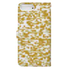 Military Casual LittleJoke のPixCamo 猫色 ChaTota 手帳型スマホケースの裏面