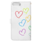 heart shopのハート　この世界に愛を Book-Style Smartphone Case :back