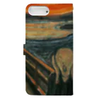 artgalleryのThe Scream Book-Style Smartphone Case :back