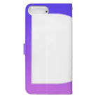 Dcpブランド🏳️‍🌈のDreamPurple-iPhoneCase Book-Style Smartphone Case :back