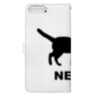 ブランケット大佐のNEKO（おさんぽ） Book-Style Smartphone Case :back