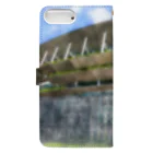 翠彩世界 -submerged world-の水彩国立 Book-Style Smartphone Case :back