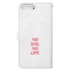 IGGYs ShopのNO DOG, NO LIFE. Book-Style Smartphone Case :back