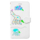 🐸かえるさんと仲間たち🐸のしゃぼん玉のくに Book-Style Smartphone Case