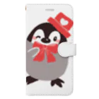 るりんごむのおめかしぺんぎん Book-Style Smartphone Case