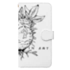 Ari のパキポディウム・ボタニカルアート（植物） Book-Style Smartphone Case