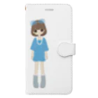 fukuikeのガール01 Book-Style Smartphone Case