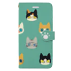 ROCOのねこたま Book-Style Smartphone Case