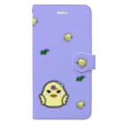 tomo-miseのひよこ ダルマ 2 （スマホケース・手帳型）  Book-Style Smartphone Case