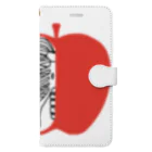 キグの骨付きリンゴ Book-Style Smartphone Case
