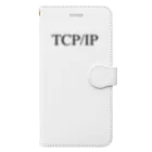 インターネットのTCP/IP 手帳型スマホケース