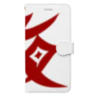 夜中ヨル🔺🔺バーチャル悪鬼の夜中一族の「夜の字」 Book-Style Smartphone Case