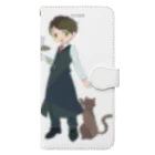 リョウちゃん@ノラ猫バーテンダーのバーテンダー×ネコ Book-Style Smartphone Case