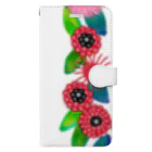 yaiの花柄 Book-Style Smartphone Case